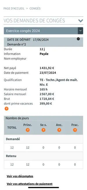 CNETP Salarié iPhone screenshot 6