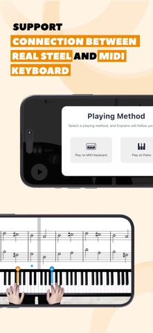 EZ Piano keyboard & lessons iPhone screenshot
