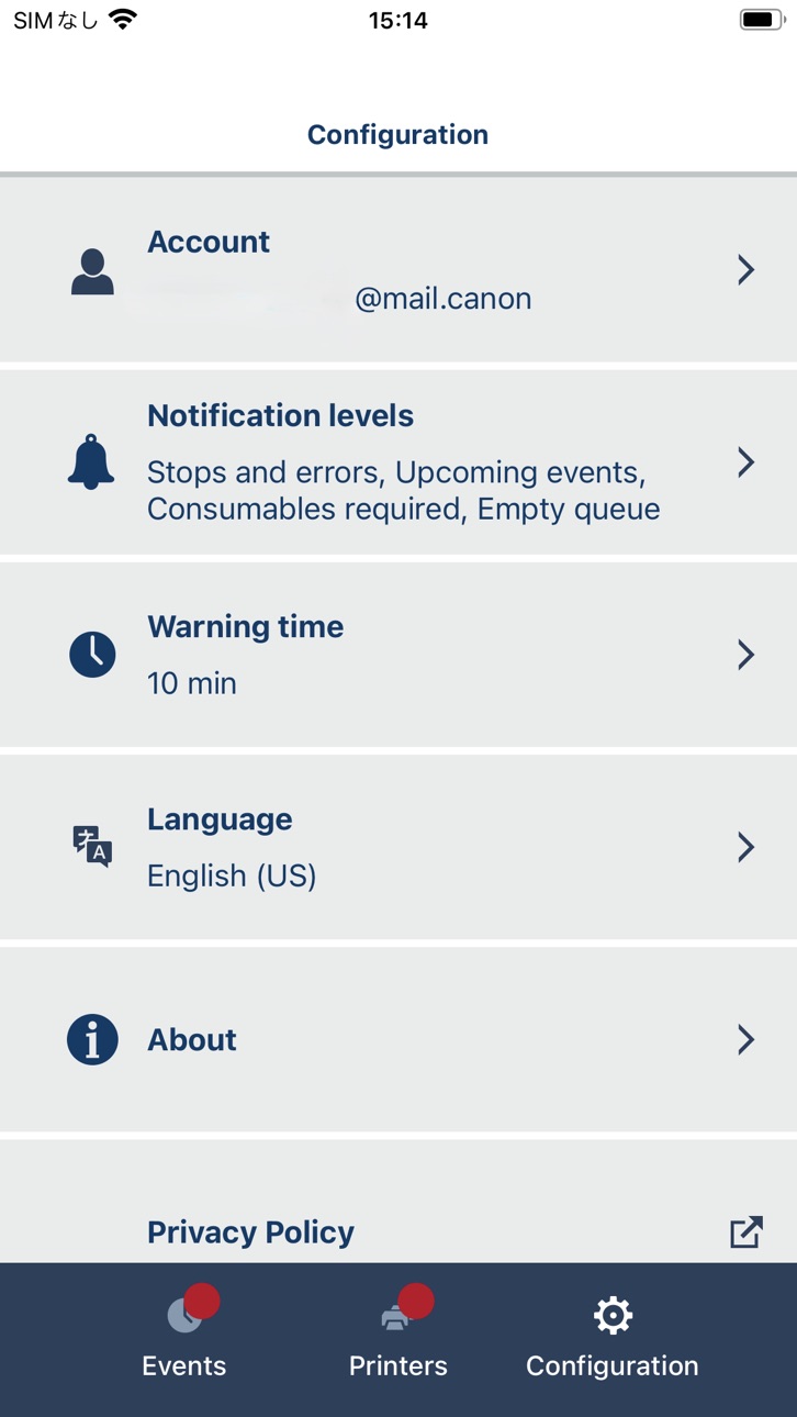 iPhone screenshot