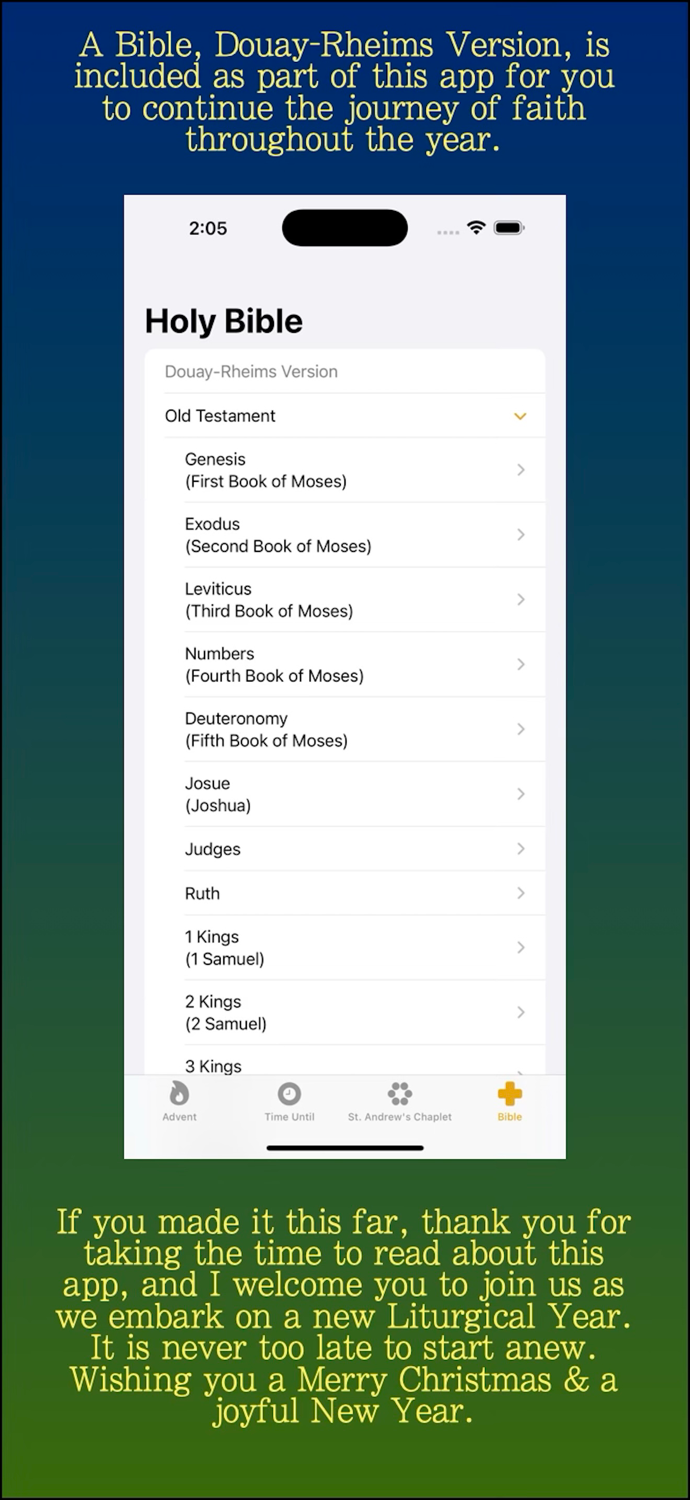 Advent  St Andrew Chaplet