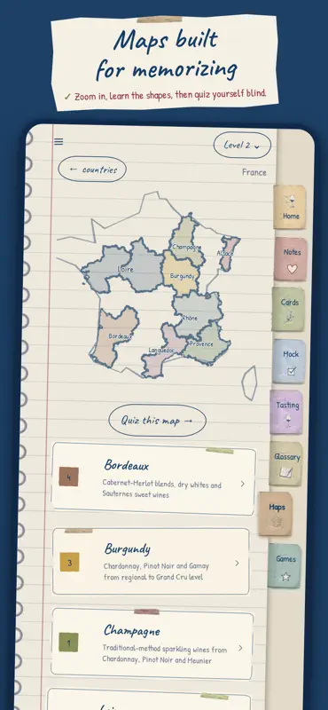 Wine Study Notebook screenshot 2 of 7