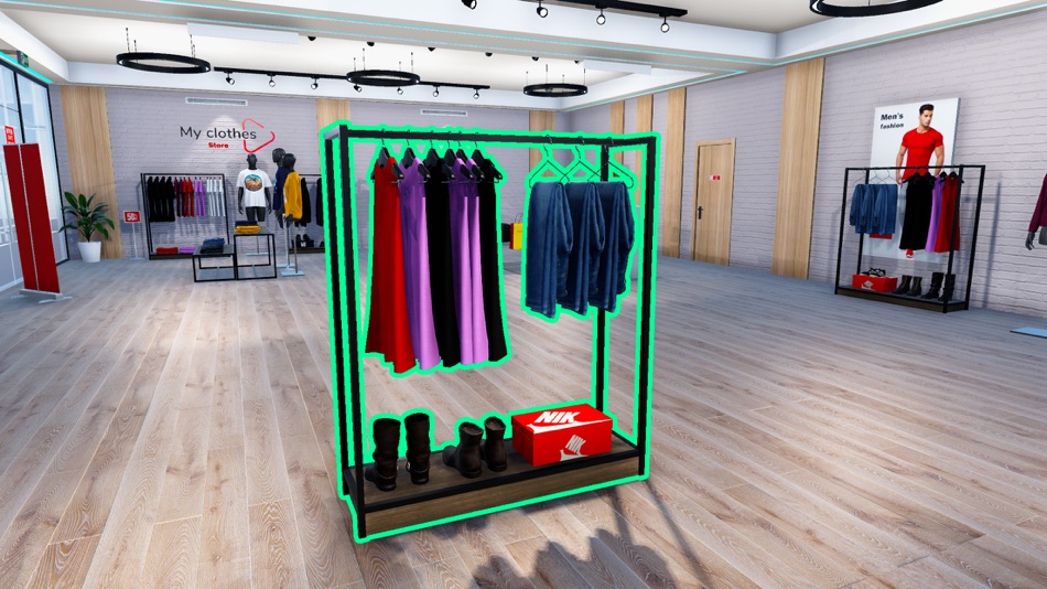 #3. Clothing Outlet Simulator (iOS) Podle: Aleksandrs Visnakovs