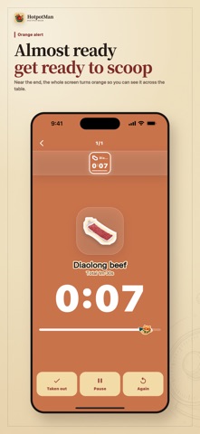 HotpotMan - Hotpot Timer iPhone screenshot