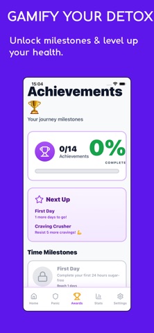 No Sugar Challenge: Detox App screenshot