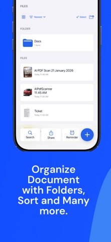 AI PDF Scan Pro Document Maker iPhone screenshot
