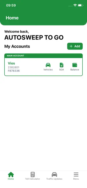 Autosweep Mobile App iPhone screenshot 4