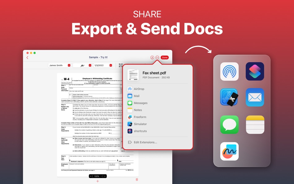 #6. PDF Editor, Filler, Reader Pro (macOS) โดย: Crowded Road