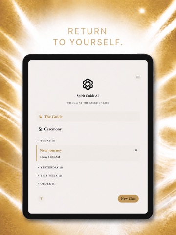 Spirit Guide AI iPad screenshot