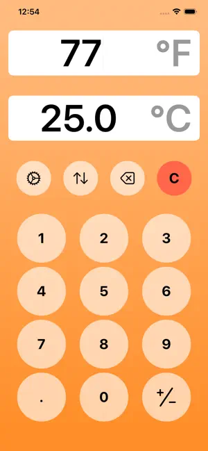 Temperature Converter . screenshot 1
