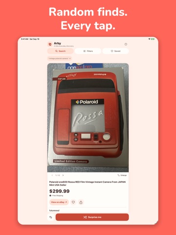 Arby: Random Product Generator iPad screenshot