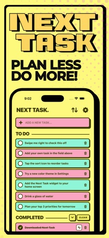 Next Task: To-Do & Widgets Screenshot 1 of 4