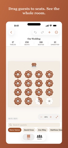 Seatful: Wedding Seating Chart Screenshot 2 of 7