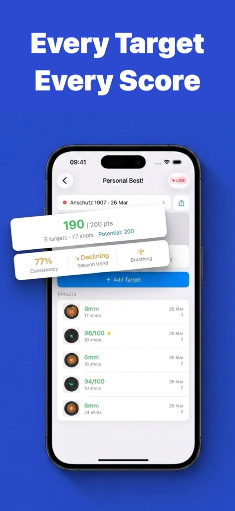 Notch: Target Scoring Tracker - Sports App | MWM