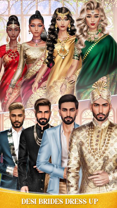 Indian Wedding DressUp Stylist Screenshot