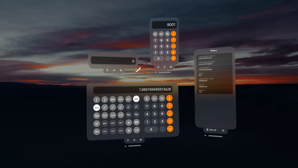 #1. Spatial Calculation (iOS) Ved: Alexander Strupinski