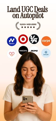 UGC Roster - Creator Jobs iPhone screenshot