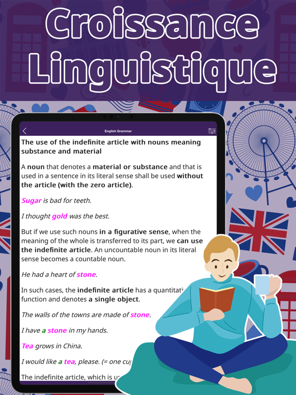 Screenshot #6 pour Learn English app: Articles