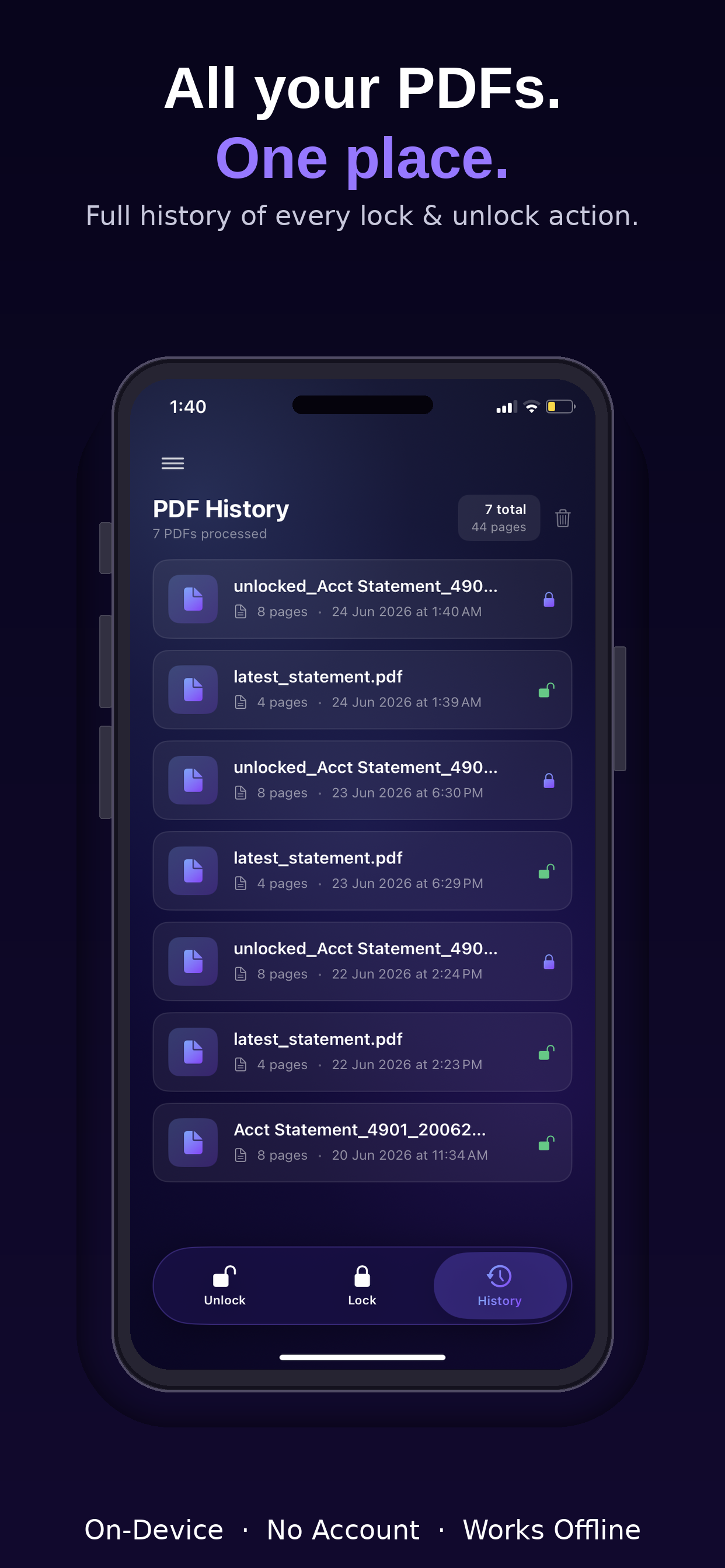 PDF Lock: Unlock & Protect screenshot 5