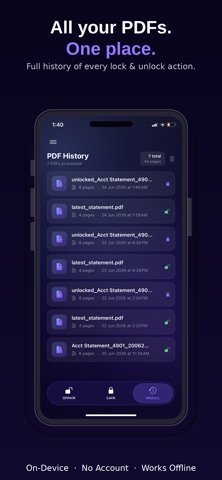PDF Lock: Unlock & Protect Screenshot 5 of 5