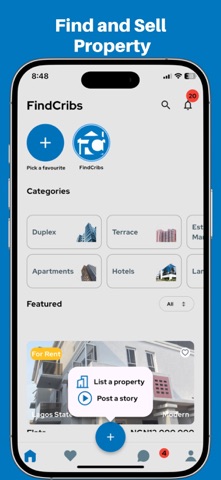 Findcribs App screenshot