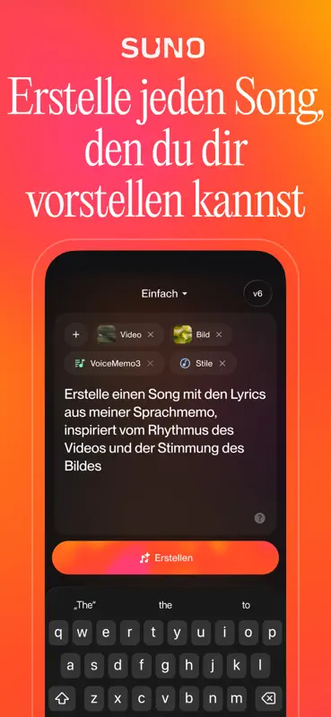Suno - AI Songs, Music, Lyrics screenshot 1 of 6