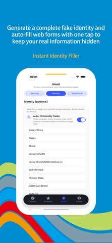 Wonder Incog - Privacy Browser iPhone screenshot