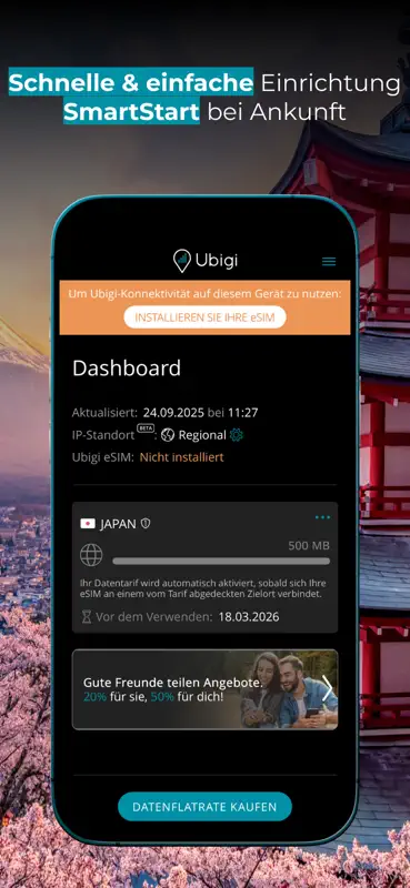 Ubigi: eSIM Reise Internet 5G screenshot 3 of 8