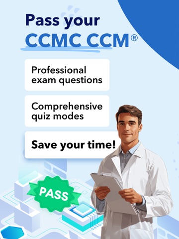 CCM Exam Test Prep 2026 iPad screenshot
