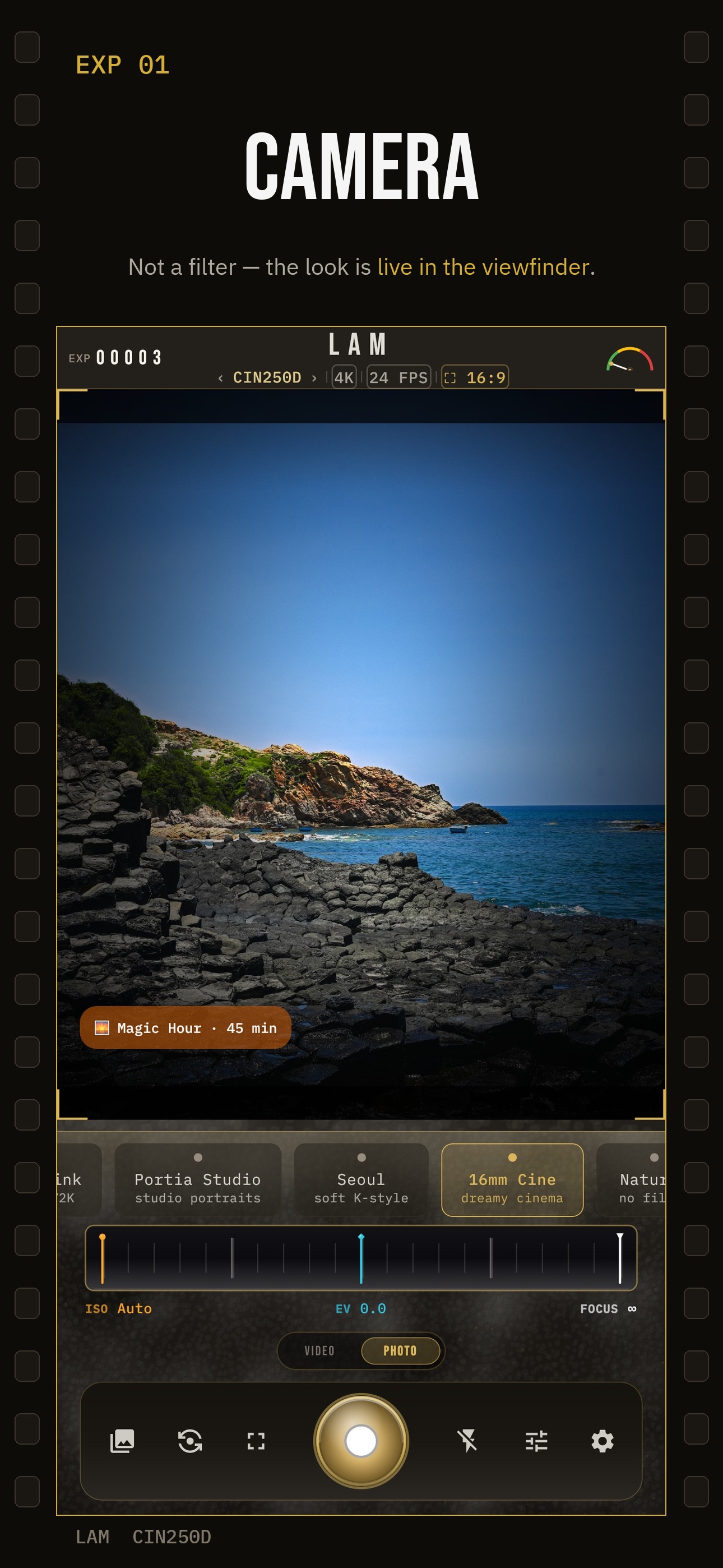 Screenshot 1 of LAM · Film & Cine Camera