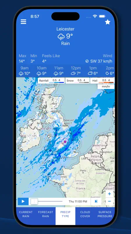 UK Weather Radar - Live Maps screenshot 6 of 6