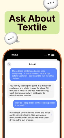Fabric Textile Identifier ID screenshot