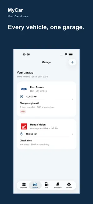My Car: Care & Fuel screenshot 2