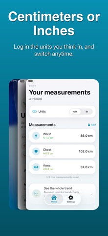 Body Measure Tracker screenshot