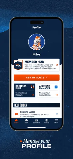 Denver Broncos iPhone screenshot 3