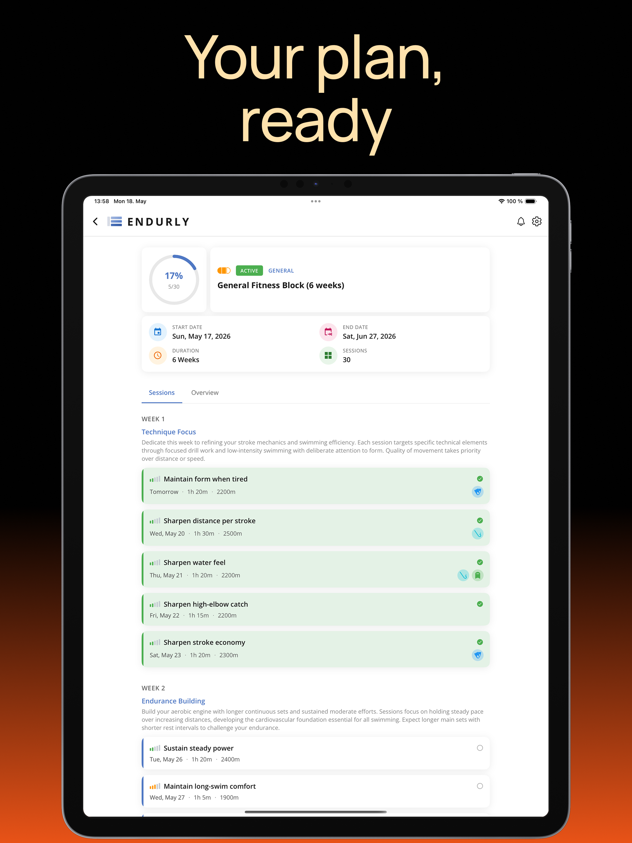 Endurly | Training Plans screenshot 15