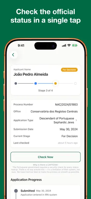 PTracker: Nationality Status screenshot 3