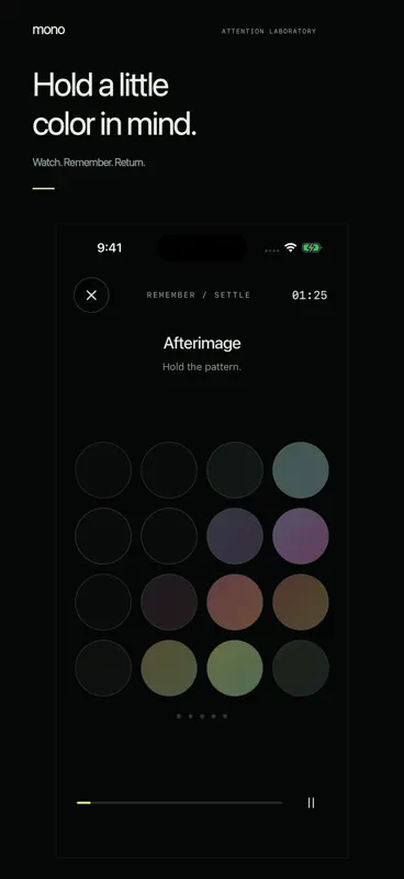 MONO: Attention Laboratory screenshot 5 of 9