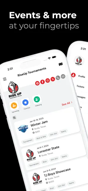 RiseUp Tournament Series screenshot 1