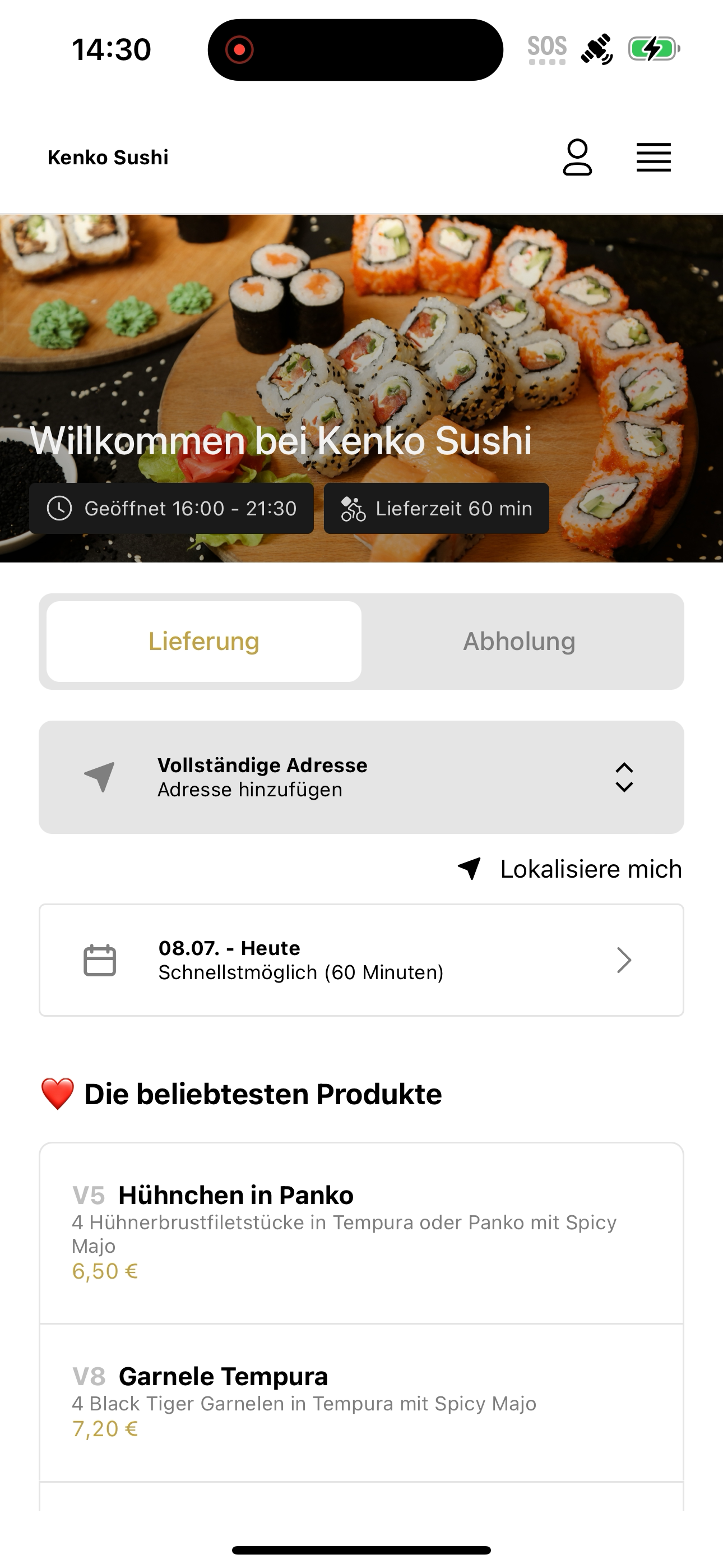 Kenko Sushi screenshot 3