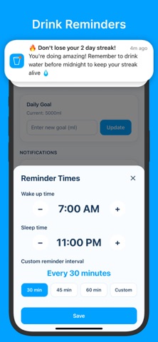 Water Reminder - HydrateFrens Screenshot 7 of 9