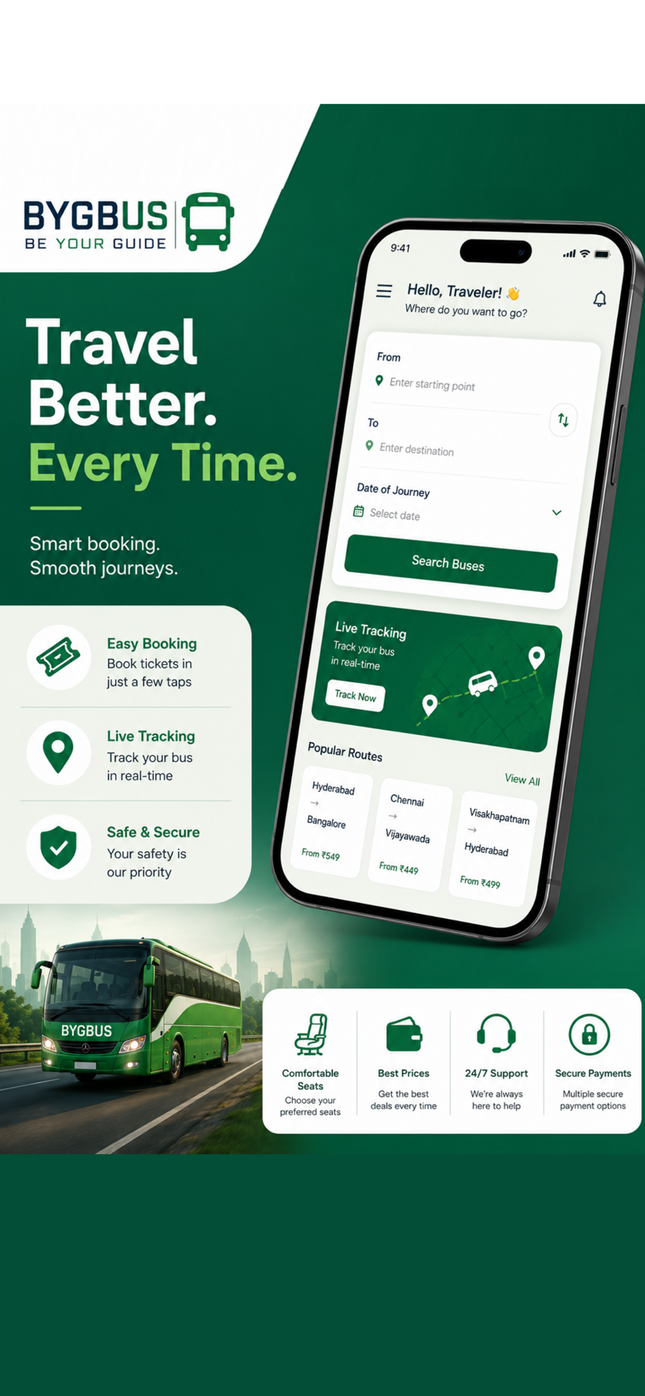 Bygbus - Bus Ticket Booking screenshot 5