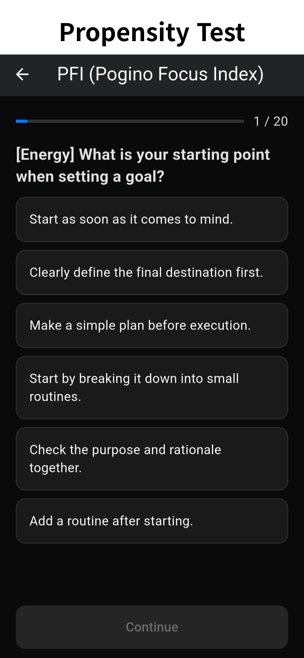 Pogino: AI life coaching app screenshot 6