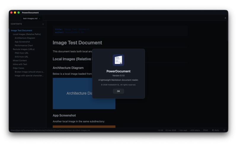 PowerDocument screenshot
