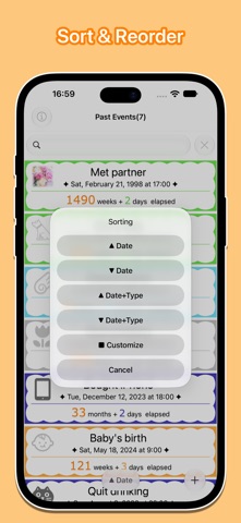 Past Events Screenshot 3 of 4