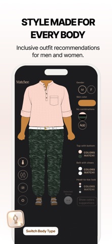 Matchee Match clothes colors app screenshot 3