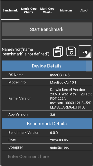 Screenshot #1 pour EvoBenchPro