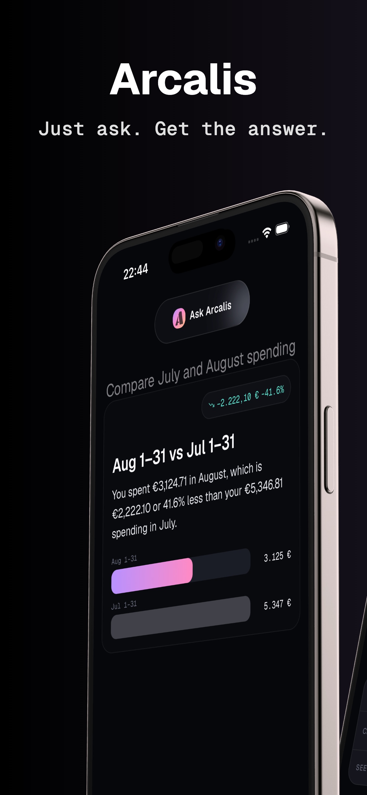 Screenshot 1 of Arcalis: AI Receipt & Currency