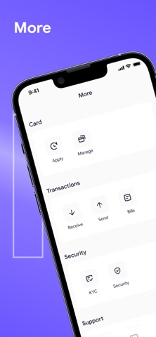 PayFun: Crypto Card & Wallet iPhone screenshot