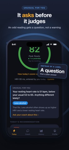 Readiness Coach: HRV Score Screenshot 2 of 8