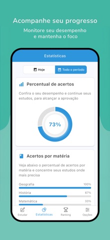 Etec Simulados Vestibulinho screenshot